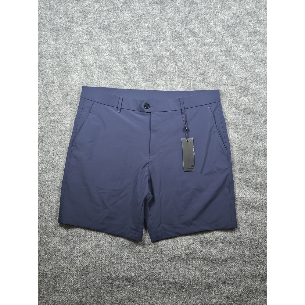 Greyson Montauk Short 8" Inseam Maltese Blue Blue SIZE 38 Performance Golf